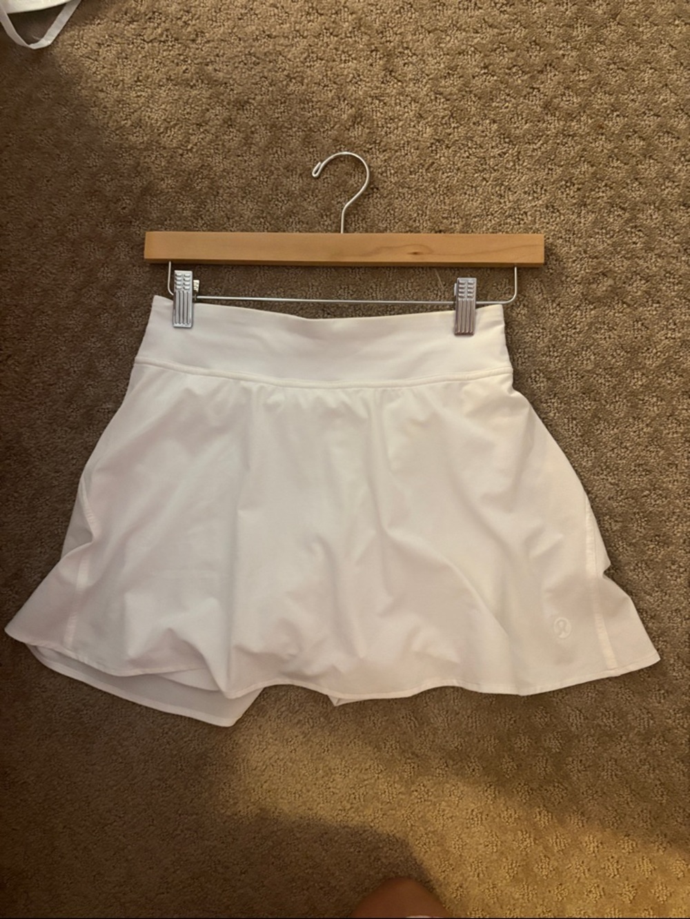lululemon athletica White Circle Skirt with Built-In Shorts